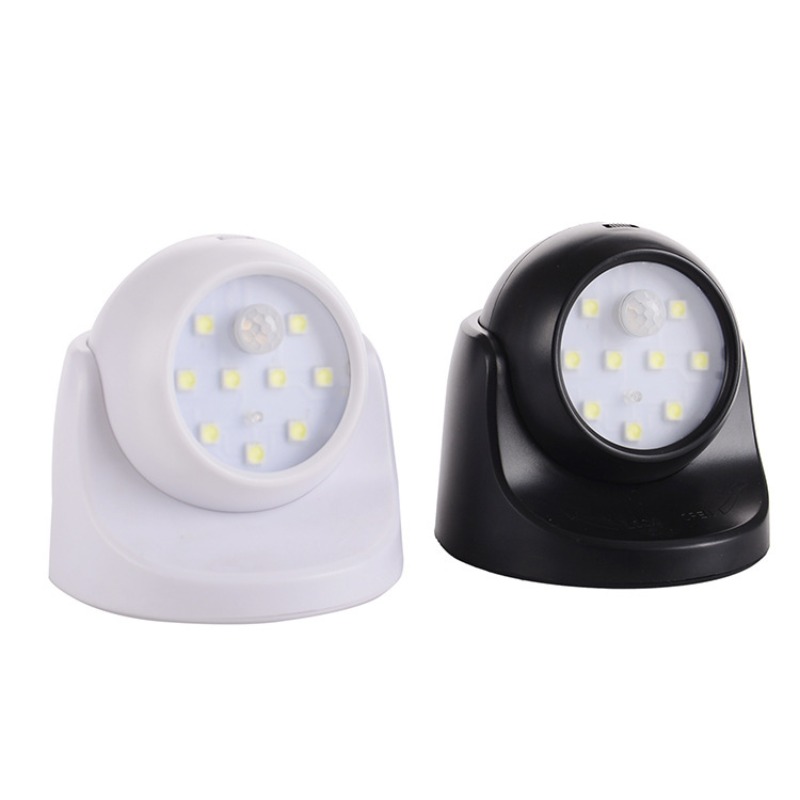 Home Security Lights Outdoors - Refletor led operado por bateria, sensor