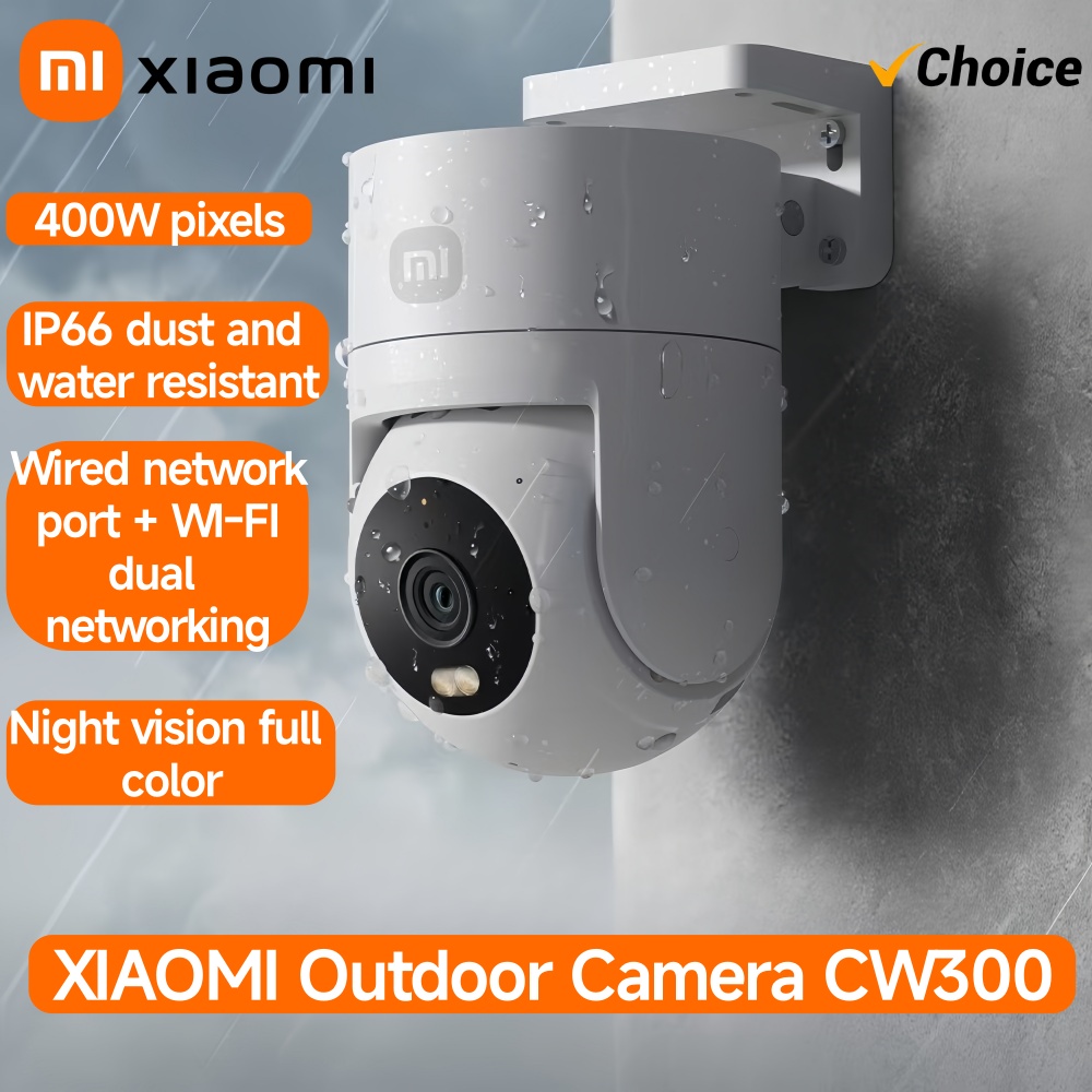 Home Security Camera Xiaomi - Xiaomi câmera ao ar livre cw300