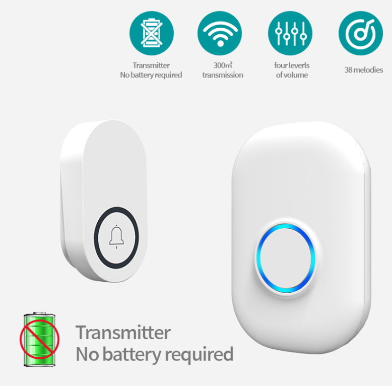 Home Security Door - 58 ringtone auto-potência alarme sem fio