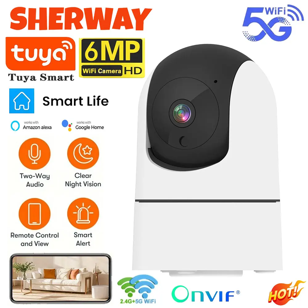 Home Security Camera Xiaomi - Tuya 5g wifi câmera ip interna