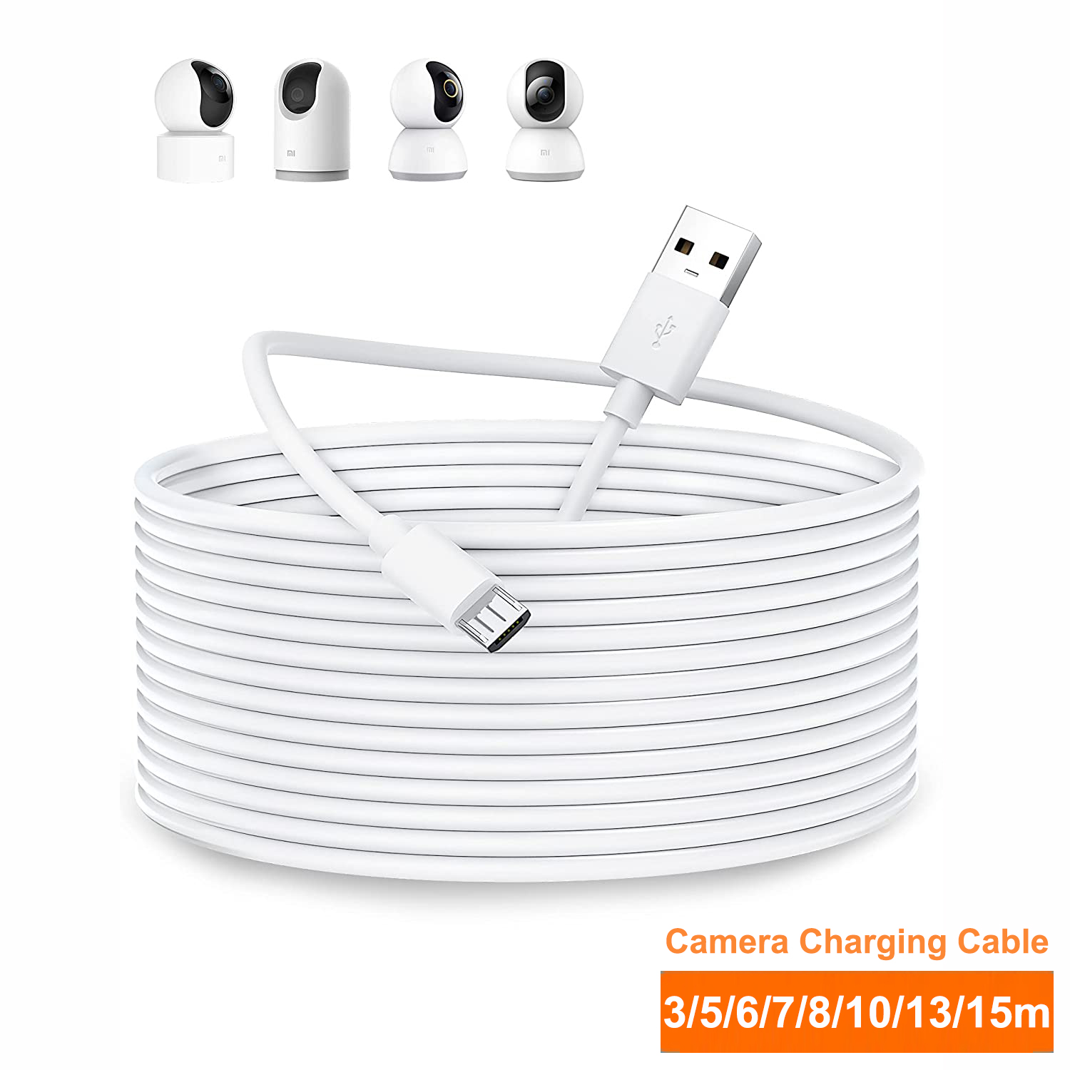 Home Security Camera Xiaomi - Cabo de extensão Micro USB de