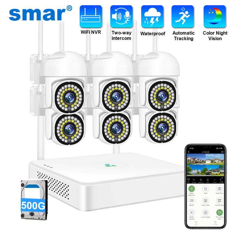 Home Security Wireless Cameras - Sistema de Câmera de Segurança Sem