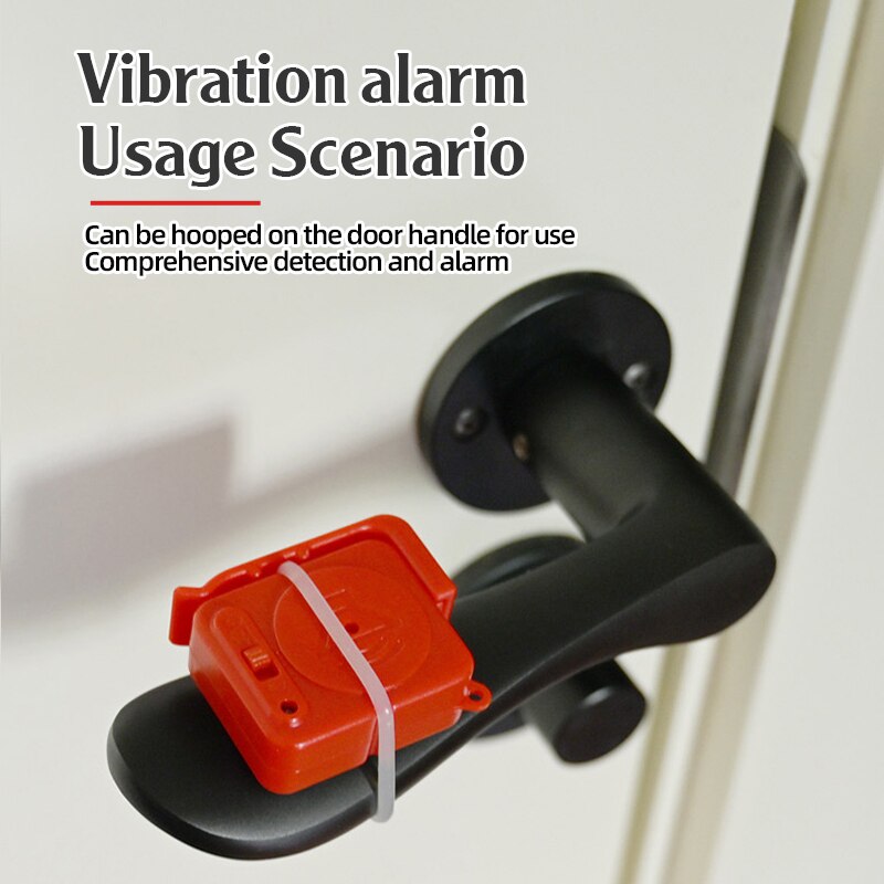 Home Security Door - Sensores de Alarme de Vibração Sem