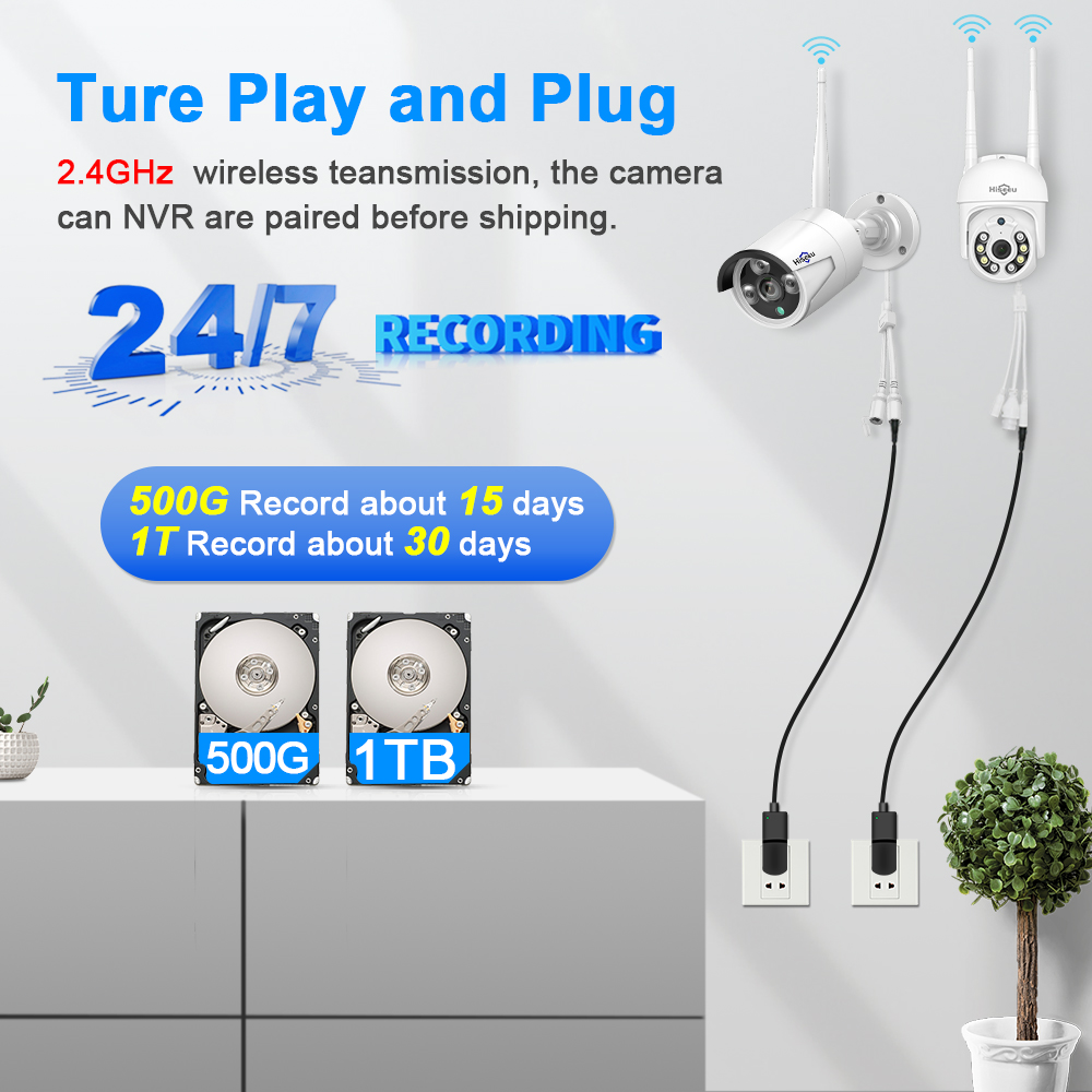Kit de segurança com câmera IP - Home Security Wireless Cameras avaliação e preço