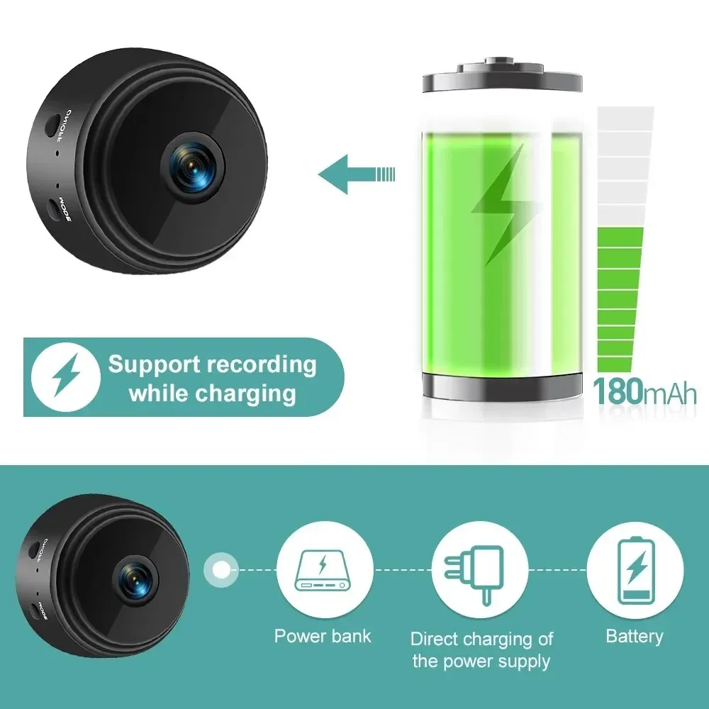 Câmera Mini OnePlus A9 1080P H - Home Security Group avaliação e preço