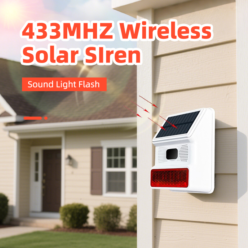 Sirene de Alarme Externa 433MH - Home Security Lights Outdoors avaliação e preço