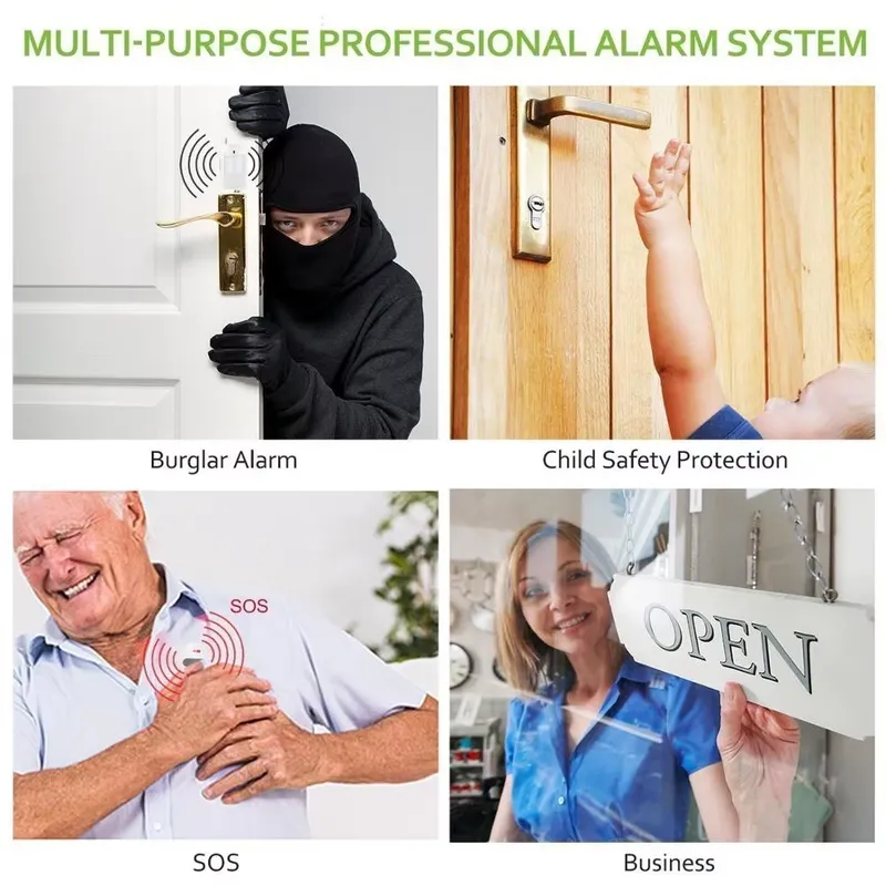 Kit de Alarme Contra Roubo par - Home Security Alarm System avaliação e preço