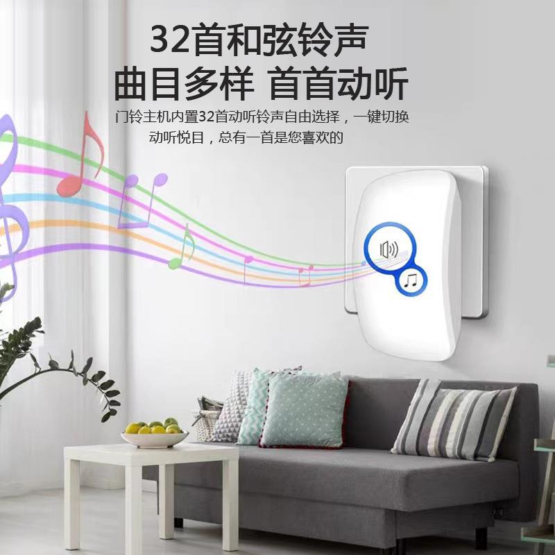 Campainha sem fio com alarme d - Home Security Door avaliação e preço