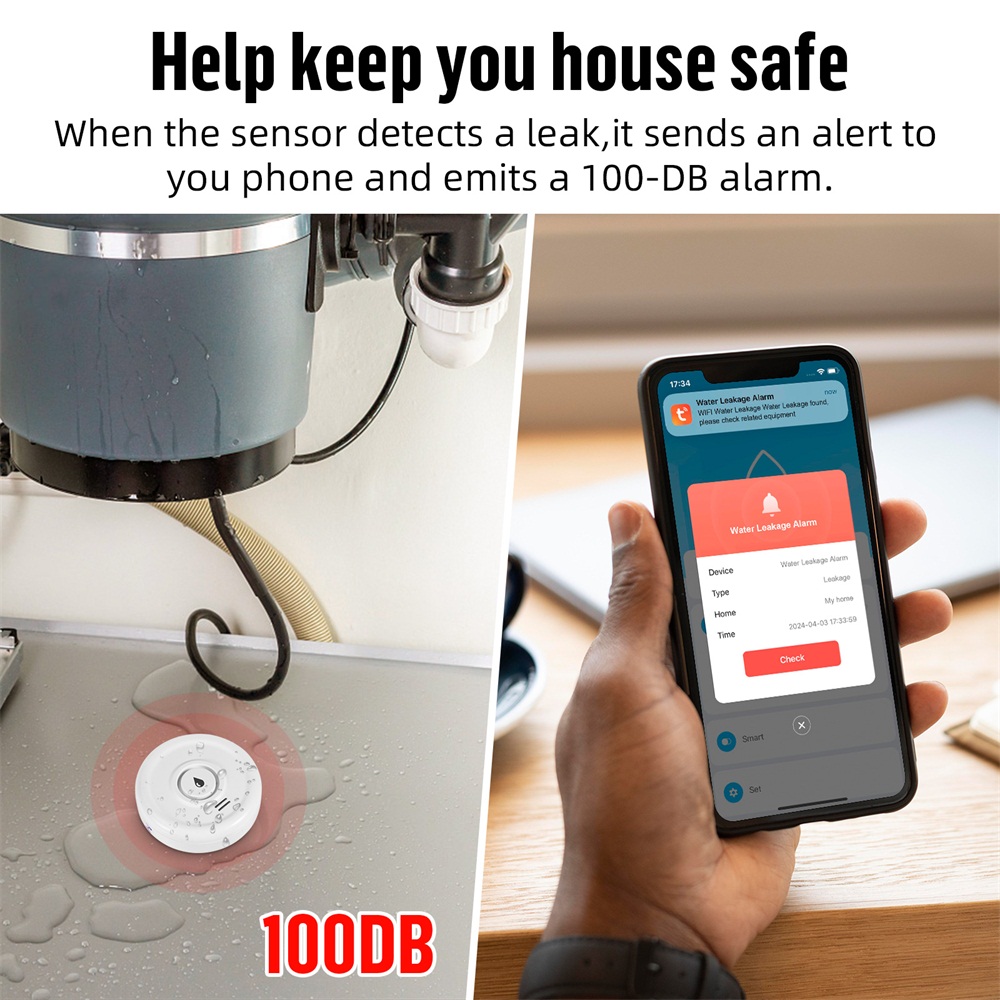 Fuers detector de vazamento de - Home Security Alarm System avaliação e preço