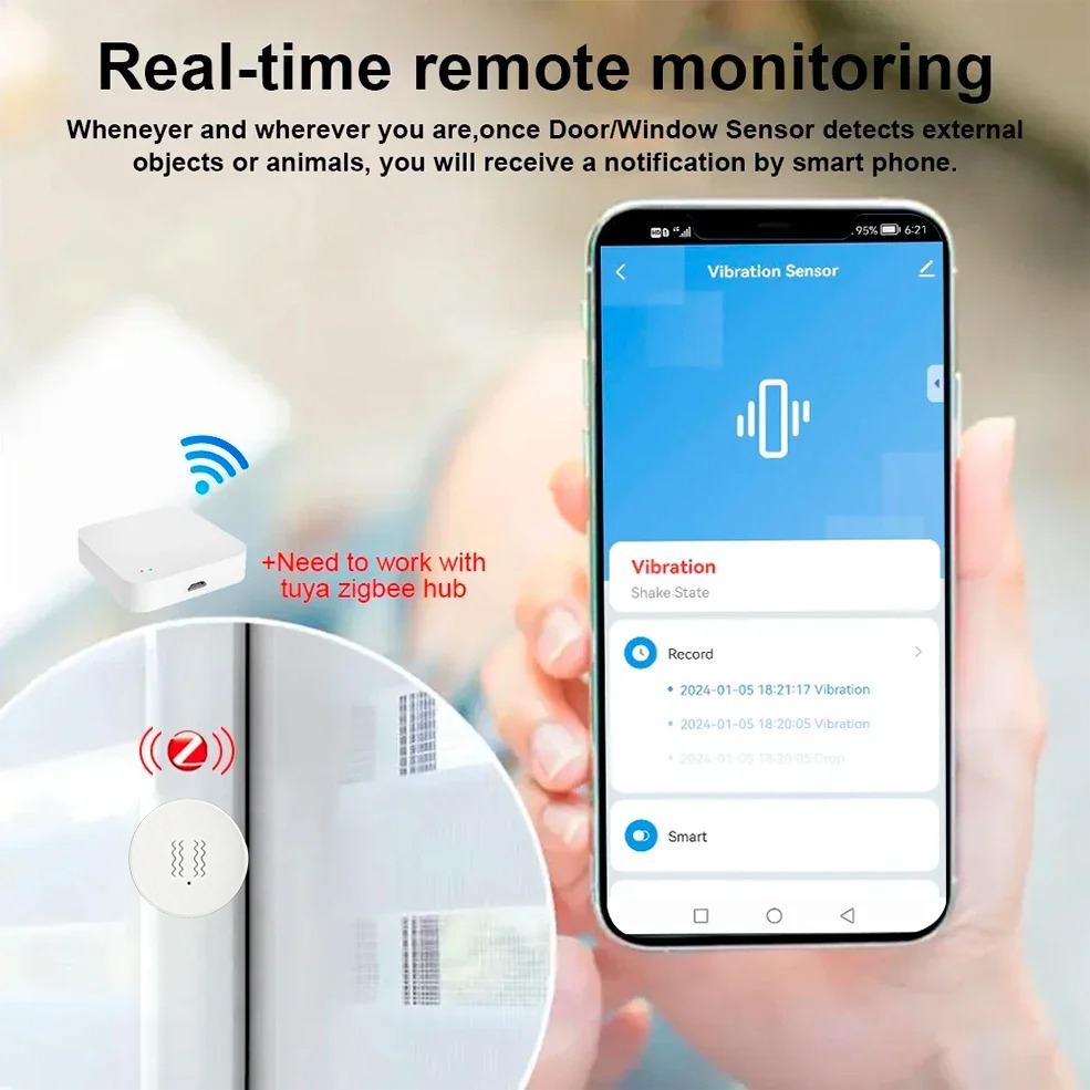 Sensor de Vibração e Inclinaçã - Home Security Alarm System avaliação e preço