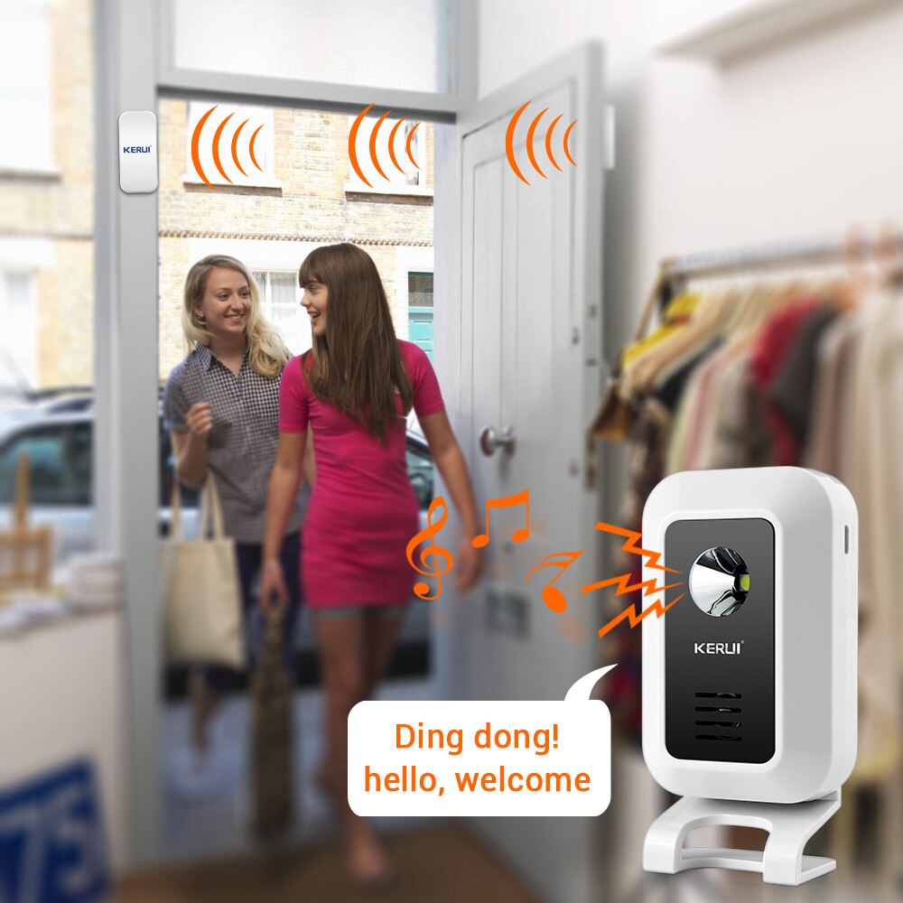 Kerui m7 bem vindo sensor de m - Home Security Door avaliação e preço