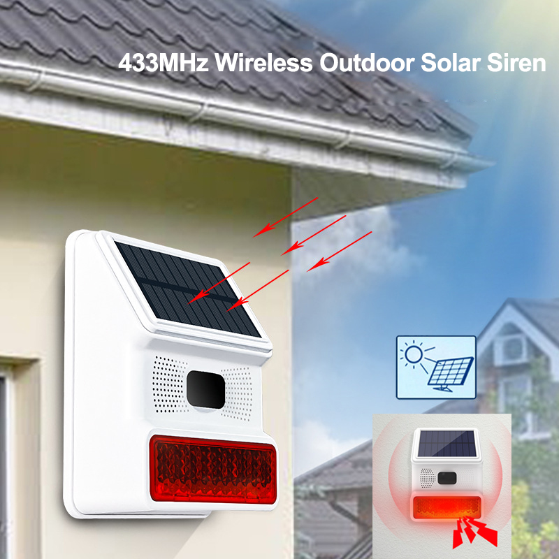 TAIBOAN 433MHZ Sem Fio Solar S - Home Security Lights Outdoors avaliação e preço