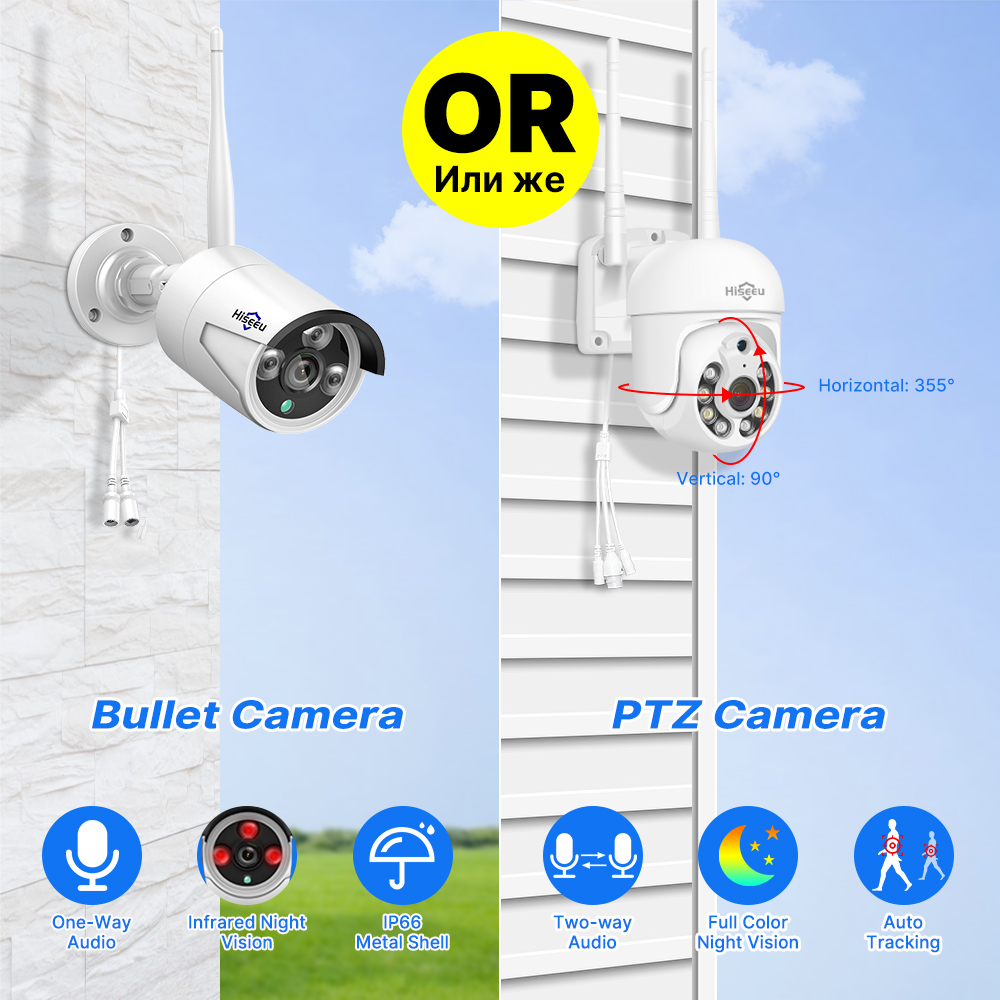 Kit de Sistema de Segurança co - Home Security Wireless Cameras avaliação e preço