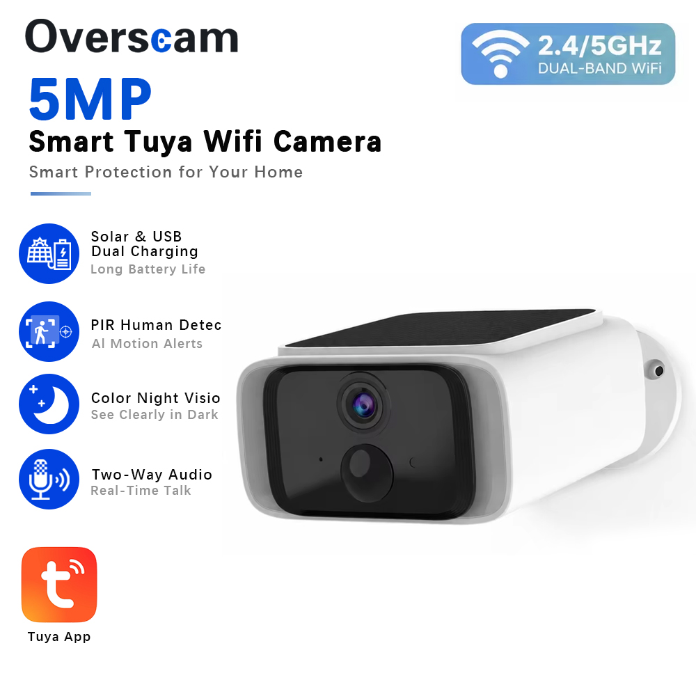 Câmera de Segurança Solar Tuya - Home Security Product avaliação e preço