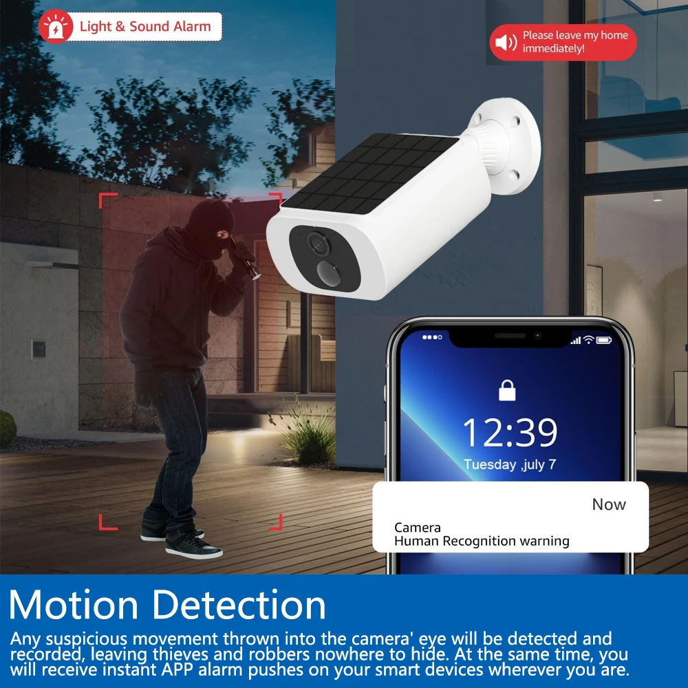 Câmera de Segurança Solar Tuya - Home Security Product avaliação e preço