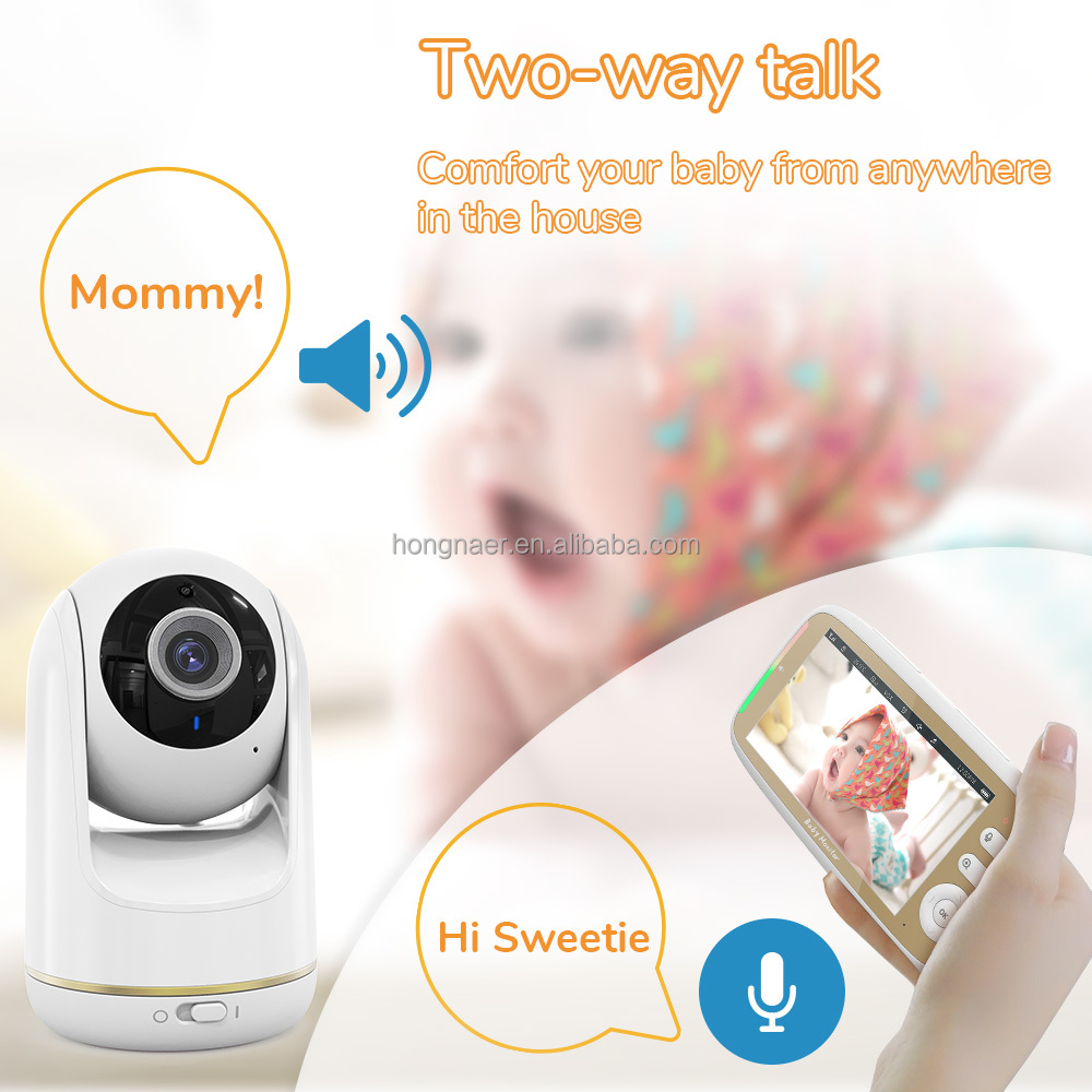 Hongnaer casa áudio bebê cctv  - Home Security Video Cameras avaliação e preço