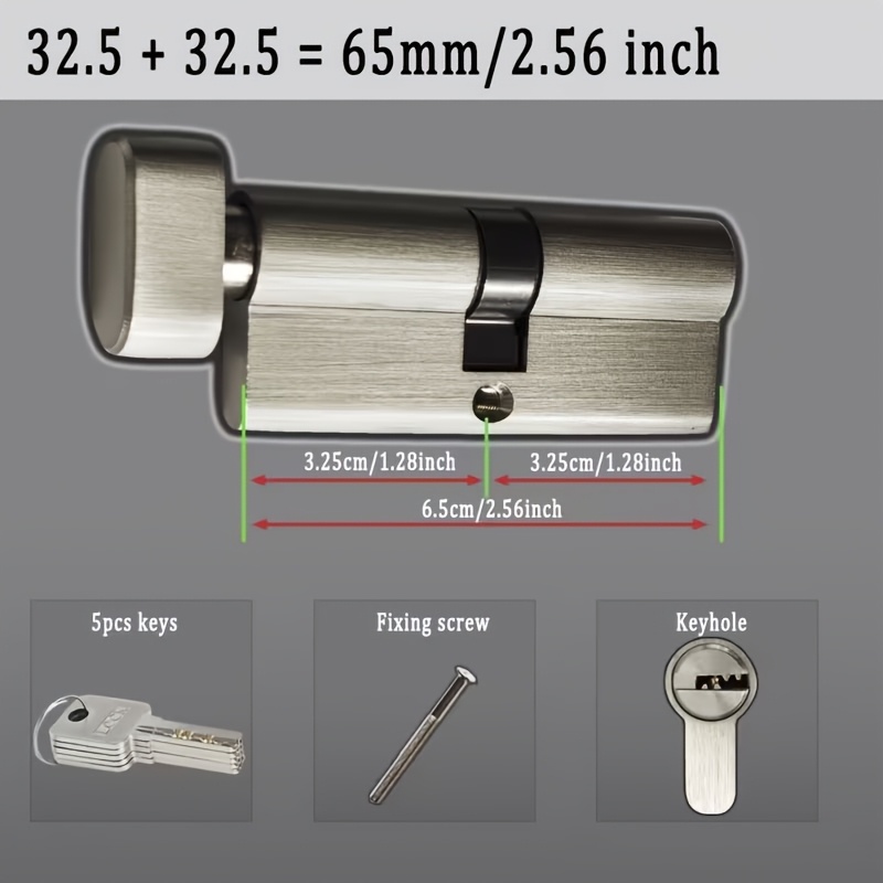 1 unidade de Cilindro de Fecha - Home Security Door avaliação e preço